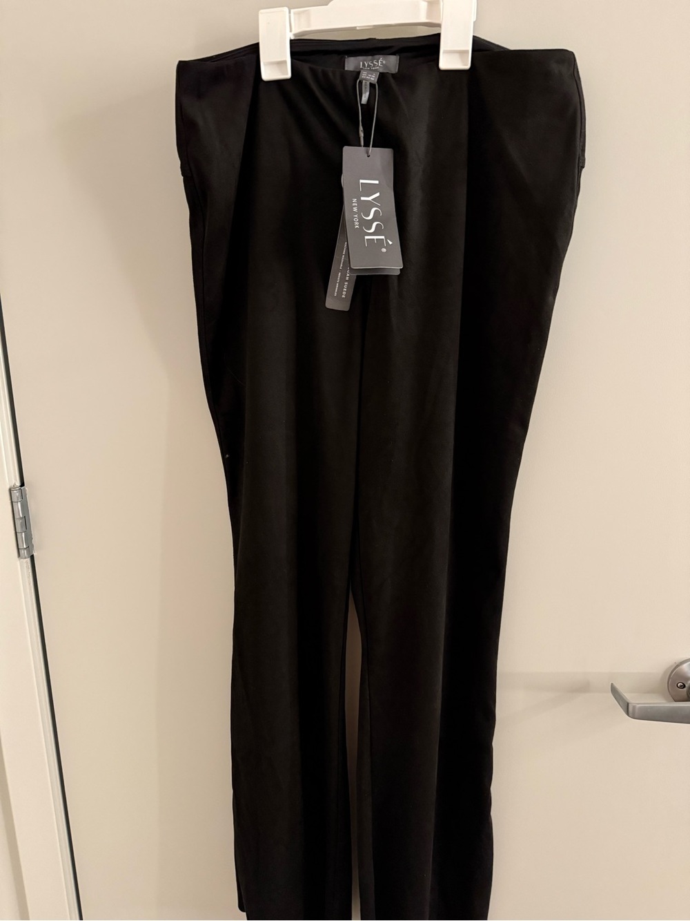 NWT Lysse Black Womens Stretch Ponte Pants